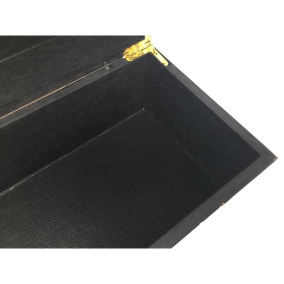 CosmoLiving by Cosmopolitan Wooden Box with Textured Gold Foiled Exterior - Picture 6 of 12